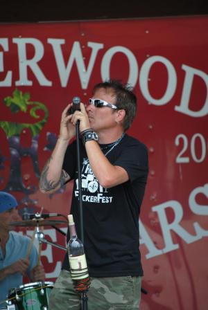 Singing at Flickerwood Winery in Kane, PA